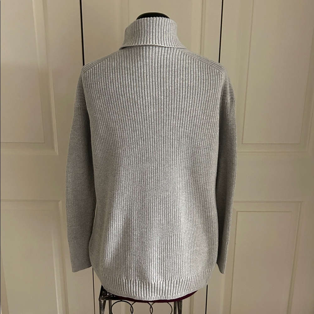 J.Crew Cashmere/Cotton Relaxed Turtleneck Sweater - Size XXS - Picture 3 of 12